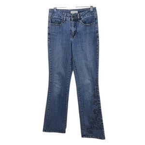 Vintage Y2K Coldwater Creek Size 4 Bootcut Jeans Studded Mid Rise Stretchy
